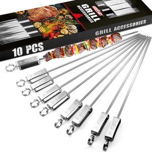 GRILLART Kabob Skewers for Grilling - Thumbnail 2